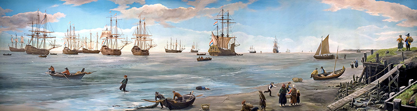 Die Reede von Texel von Johan Reydon